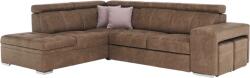  Coltar extensibil LANZA stanga maro-violet, 275/220/85 cm (0000210945)