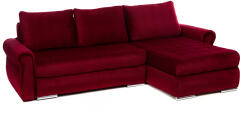  Coltar extensibil cu lada depozitare Sofia visiniu 255/175/85 cm (77886677)