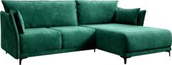  Coltar SALVO extensibil smarald dreapta, 255x178x95 cm (0000362495)