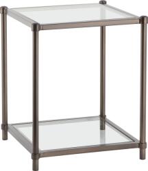  Masuta de cafea sticla Lieke bronz 43/43/52, 5 cm (43252437) Masa de cafea