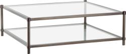  Masuta de cafea sticla Lieke bronz 83/83/27, 7 cm (29888244) Masa de cafea