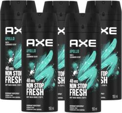 AXE Apollo, deodorant spray barbati, 5 buc x 150 ml (47638)