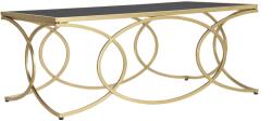  Masuta de cafea aurie Roma 110/60/45 cm (MRO1422980000) Masa de cafea