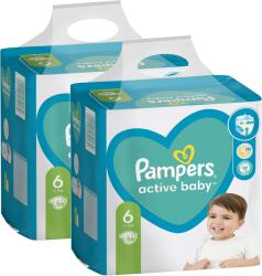 Pampers Active Baby, scutece marimea 6, 13-18 kg, 2 pachete x 56, 112 buc (33085)