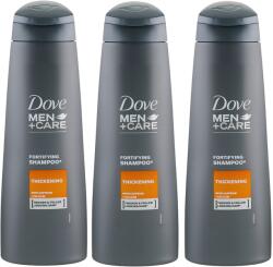 Dove Sampon impotriva caderii parului Dove Men+ Care Thickening, 3 buc x 400 ml (12116)