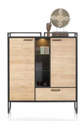  Comoda semi-inaltime Kenia stejar 180/45/80 cm (45779) Comoda