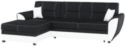  Coltar extensibil MARUTI stanga alb-negru, 250/83/160 cm (0000096982)