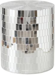  Masuta laterala Disco argintie 38/45 cm (2052915) Masa de cafea
