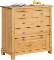  Comoda Rauna cu sertare natur 97/48/98 cm, lemn natur (84030733) Comoda