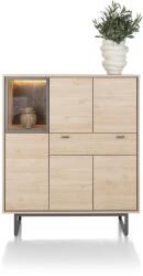  Comoda semi-inaltime Helsinki stejar 120/42/140 cm (46869-LNO) Comoda