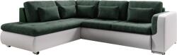  Coltar FURUD extensibil alb/verde stanga, 245x205x65/75 cm (0000362113)