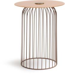  Masuta laterala Zora portocalie 40/40/52 cm (51089-ORA) Masa de cafea