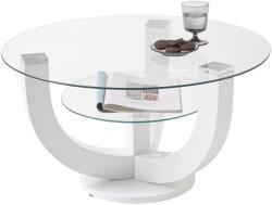  Masuta de cafea Stolkom sticla 80/80/40 cm (25359619) Masa de cafea