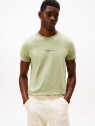 Tommy Hilfiger Tommy Logo Tipped Tee L | Bărbați | Tricouri | Verde | MW0MW32584L9A