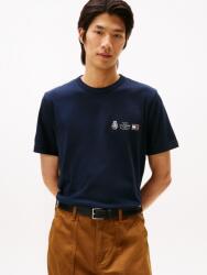 Tommy Hilfiger Small Crest Outline Tee M | Bărbați | Tricouri | Albastru | MW0MW40011DW5