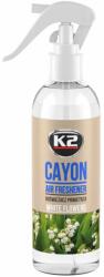 K2 Odorizant cu atomizor Cayon K2 250ml - White Flowers