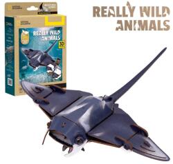 CubicFun - National Geographic Animale Salbatice Puzzle 3D Diavol de mare 53 piese (CUDS1178h) - ejuniorul