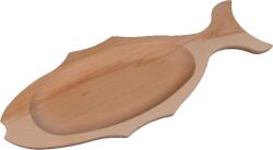 A T E L I E R 49 Tava din lemn pentru servirea pestelui , 46x18 cm, fag natur (ATE49-PLP1CMP) Tava