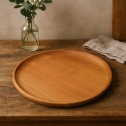 A T E L I E R 49 Tava din lemn rotunda Φ 40 cm , ideala pentru pizza si aperitive (ATE49-TPA40CM) Tava