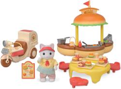 EPOCH Sylvanian Families Sylvanian Families - Stand cu hamburgeri 5757 (5757) Figurina