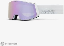 Ochelari de protecție 100% SNOWCRAFT S HiPER, alb/levănțică
