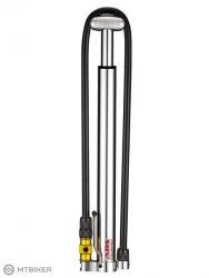 Lezyne Mini-pompă Lezyne Micro Floor Drive HP, argintiu ()