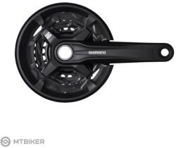 Shimano Pedalier Shimano Altus FC-MT210, 175 mm, 44/32/22T, 3x9, din două piese, cu protecție, fără rulment