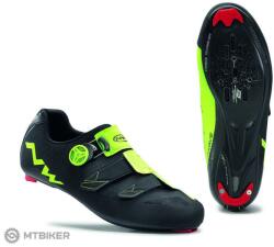 Northwave Pantofi ciclism Northwave Phantom Carbon, Black/Yellow Fluo (EU 44)