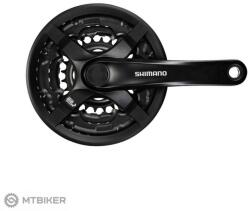 Shimano Pedalier Shimano FC-TY501, 170 mm, 3x8, 42/34/24T, pătrat