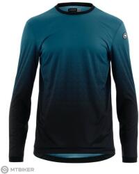 ASSOS Tricou ASSOS TRAIL LS T3 ZODZILLA, pruxian blue (M)