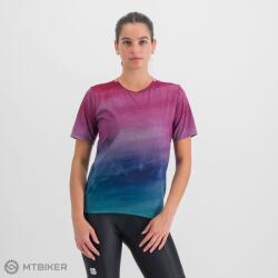 Sportful Tricou damă Sportful FLOW GIARA, berry/blue/pink (XS)
