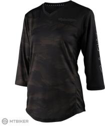 Troy Lee Designs Tricou damă Troy Lee Designs Mischief, mânecă 3/4, brushed camo/army (S)