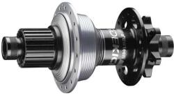 e*thirteen Butuc spate e*thirteen Sidekick, 6 găuri, 32 găuri, 12x148 mm, Shimano Microspline, black/sterling silver (28 dier)