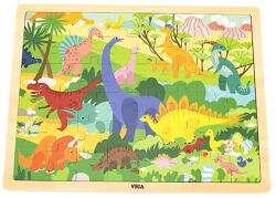Viga Toys Fa puzzle Viga TDinoszauruszok