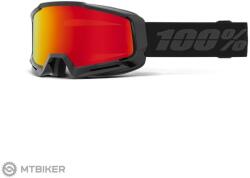  Ochelari 100% OKAN HiPER, Black/Red/Mirror Red Lens