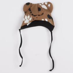 NEW BABY Baba pamut sapka fülekkel New Baby mancsát mustárszín - babamamakozpont