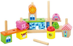 Viga Toys Fa blokkok Viga Város