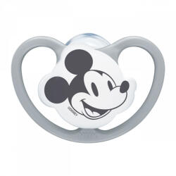 Nuk Baba cumi Space NUK 0-6h Disney Mickey Mouse szürke - babamamakozpont