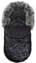 NEW BABY Luxus lábzsák szőrmével New Baby fekete