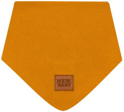 NEW BABY Baba pamut nyaksál New Baby Favorite mustárszín S