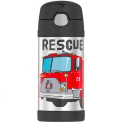 Thermos Termos pentru copii Thermos cu pai, 355 ml, pompieri