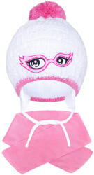 NEW BABY Téli gyerek kötött sapka és sál New Baby rózsaszín - babamamakozpont