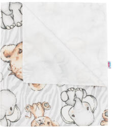 NEW BABY Vízálló flanel alátét New Baby zoo