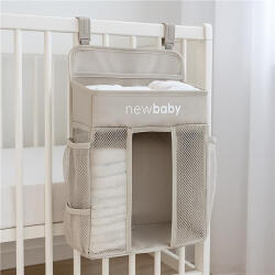 NEW BABY Kiságy szervező TinyTidy New Baby szürke - babamamakozpont
