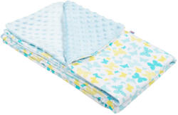 New Baby Gyermek pléd Minky New Baby kék 80x102 cm - babamamakozpont