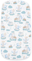 New Baby Pamut babakocsihoz való lepedő pamut New Baby Sárkány 35x75cm