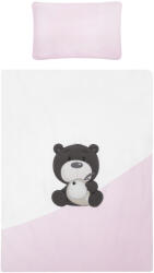 Belisima 3-részes ágyneműgarnitúra Belisima LILO & LU 90/120 rózsaszín - babamamakozpont