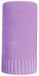 New Baby Bambusz kötött takaró NEW BABY 100x80 cm lila - babamamakozpont