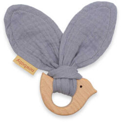 NEW BABY Baba rágóka madárral New Baby Bird grey