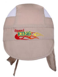 NEW BABY Letní dětská čepička-šátek New Baby Speed King béžová - babamamakozpont